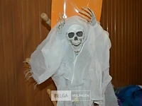 3x halloween deco skelet met licht - afbeelding 3 van  4