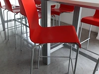 3x hoge bartafel + stoelen - afbeelding 4 van  4
