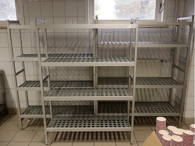 3x horeca rek - afbeelding 1 van  3