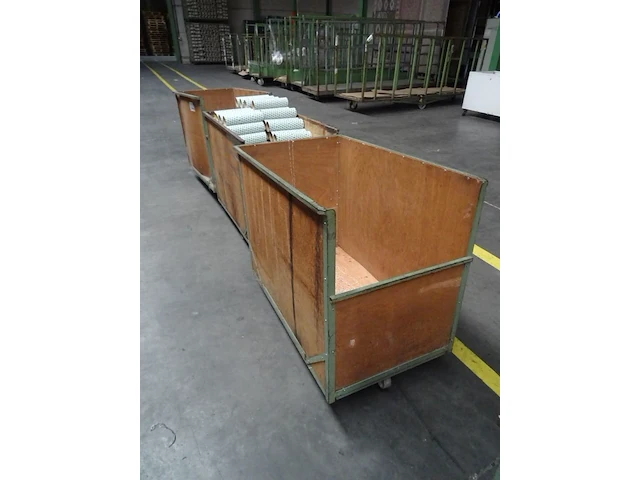 3x houten kar - afbeelding 2 van  2