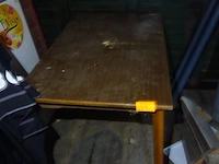 3x houten tafel - afbeelding 1 van  3