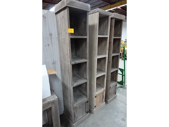 3x houten wandmeubel - afbeelding 1 van  2