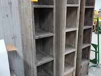3x houten wandmeubel - afbeelding 1 van  2