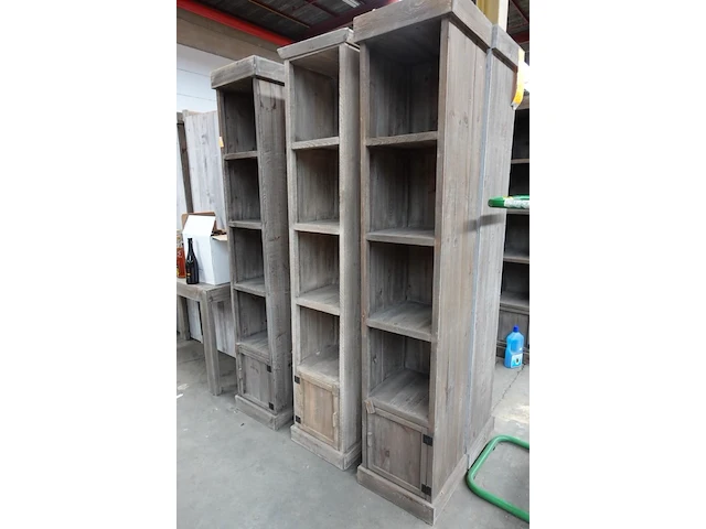 3x houten wandmeubel - afbeelding 2 van  2