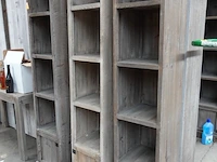 3x houten wandmeubel - afbeelding 2 van  2