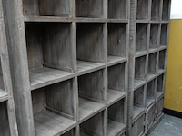3x houten wandmeubel - afbeelding 2 van  4