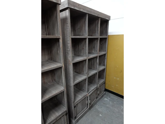 3x houten wandmeubel - afbeelding 4 van  4