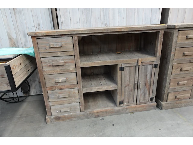 3x houten wandmeubel - afbeelding 2 van  4
