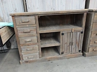 3x houten wandmeubel - afbeelding 2 van  4