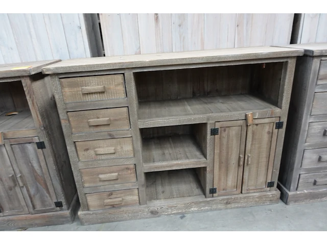 3x houten wandmeubel - afbeelding 3 van  4