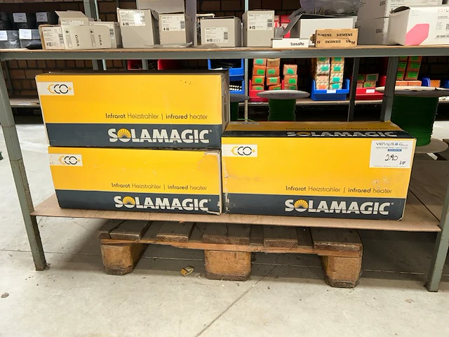 3x infrarood heater solamagic - afbeelding 1 van  2