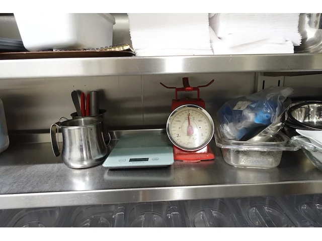 3x inox schap + diverse inhoud - afbeelding 6 van  17