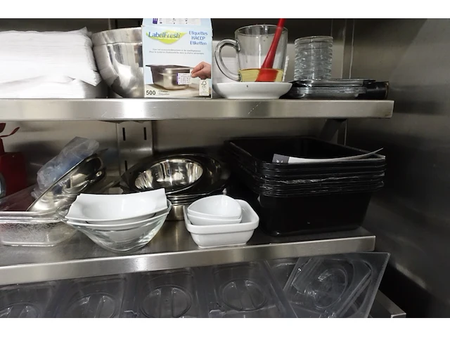 3x inox schap + diverse inhoud - afbeelding 7 van  17