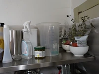 3x inox schap + diverse inhoud - afbeelding 16 van  17