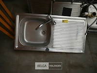3x inox spoelbak - afbeelding 2 van  4