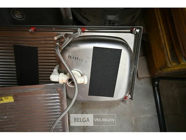 3x inox spoelbak - afbeelding 3 van  4