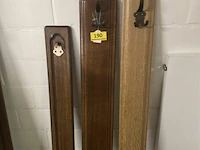 3x kapstok voor trofeeën jacht - afbeelding 1 van  2