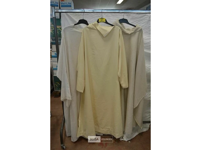 3x kazuifel beige/creme - afbeelding 1 van  2