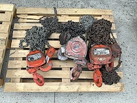 3x kettingtakels + 1 elektrische takel - afbeelding 2 van  10