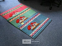 3x kindermat (paddenstoelen) 80x50 - afbeelding 2 van  3