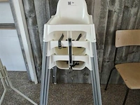 3x kinderstoel met veiligheidsriempje - afbeelding 1 van  3