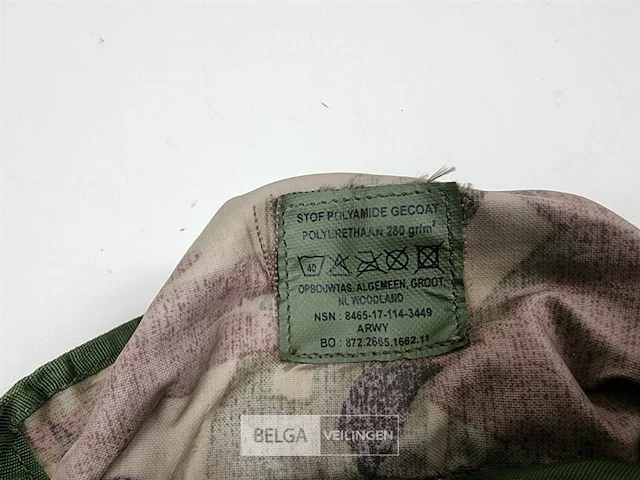 (3x) koninklijke landmacht molle opbouwtas groot dpm camo - afbeelding 4 van  4