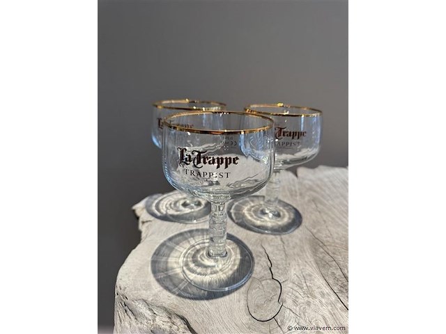 3x la trappe trapist glazen - afbeelding 1 van  1
