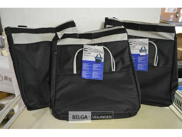 3x lastpak enkele fietstas 32x40x15,5cm - afbeelding 1 van  3
