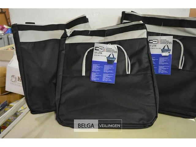 3x lastpak enkele fietstas 32x40x15,5cm - afbeelding 3 van  3