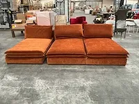 3x lounge zetel zonder arm - afbeelding 1 van  5