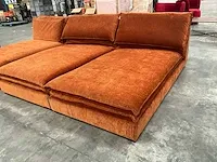 3x lounge zetel zonder arm - afbeelding 2 van  5