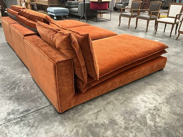 3x lounge zetel zonder arm - afbeelding 4 van  5