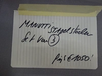 3x manutti stapelstoel - afbeelding 4 van  4