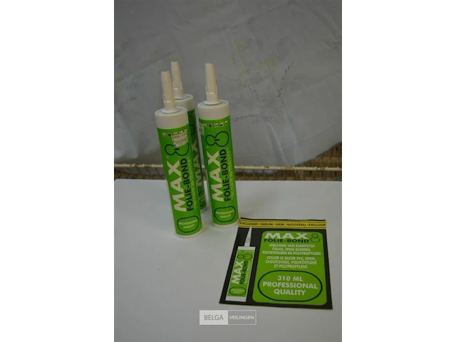 3x max folie-bond, verlijmen van kunststof, epdm, pp, pe - afbeelding 1 van  3