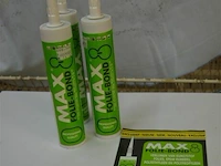 3x max folie-bond, verlijmen van kunststof, epdm, pp, pe - afbeelding 1 van  3
