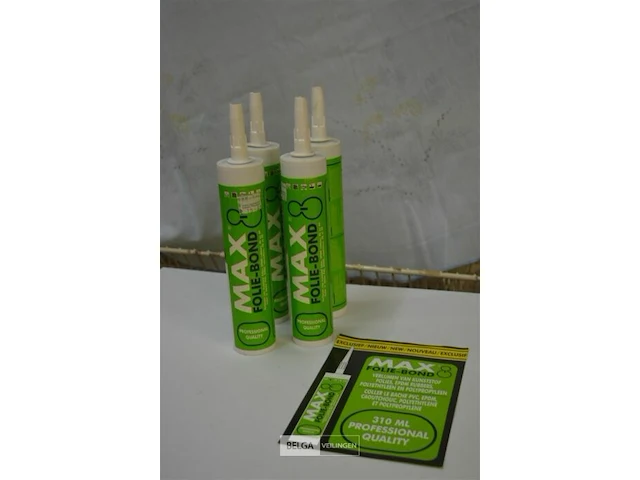 3x max folie-bond, verlijmen van kunststof, epdm, pp, pe - afbeelding 1 van  3