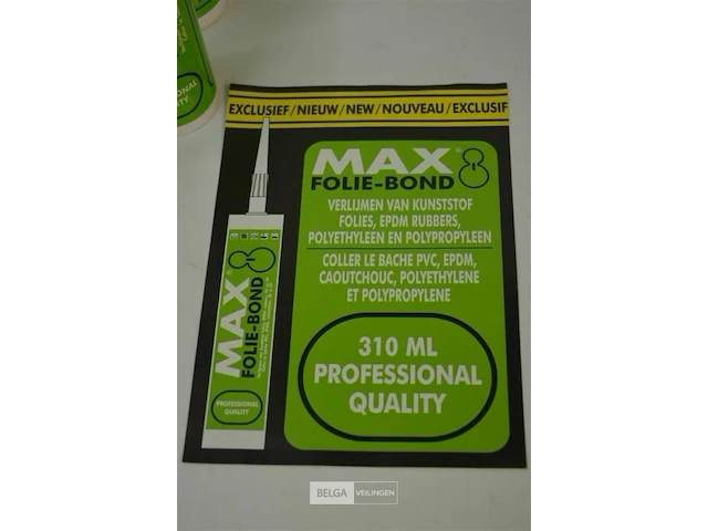 3x max folie-bond, verlijmen van kunststof, epdm, pp, pe - afbeelding 3 van  3