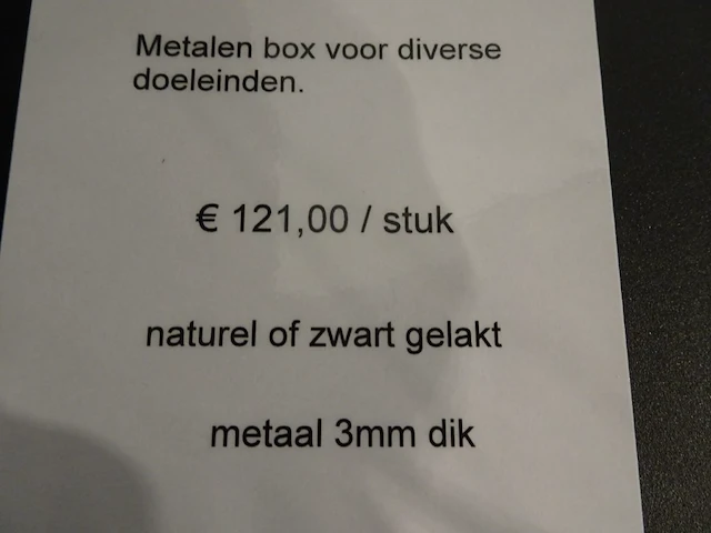3x metalen box - afbeelding 4 van  4