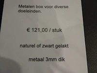 3x metalen box - afbeelding 4 van  4