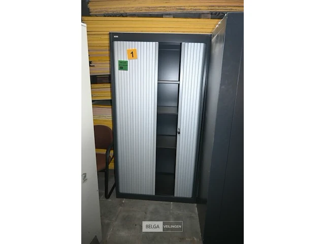 3x metalen dossierkast met roldeuren - afbeelding 1 van  5