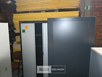 3x metalen dossierkast met roldeuren - afbeelding 2 van  5