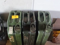 3x metalen jerrycan - afbeelding 2 van  4