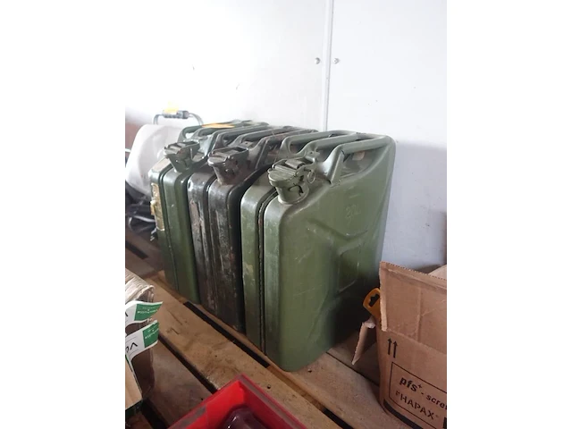 3x metalen jerrycan - afbeelding 3 van  4