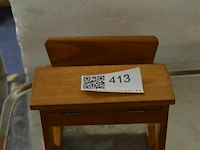 3x miniatuur schoolbankjes - afbeelding 1 van  3