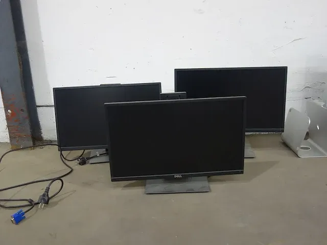 3x monitor dell - afbeelding 1 van  4