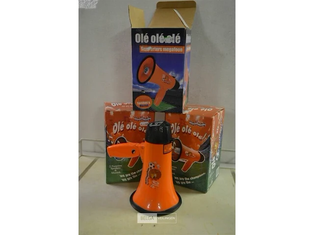 3x ole ole support holland megafoon - afbeelding 1 van  2