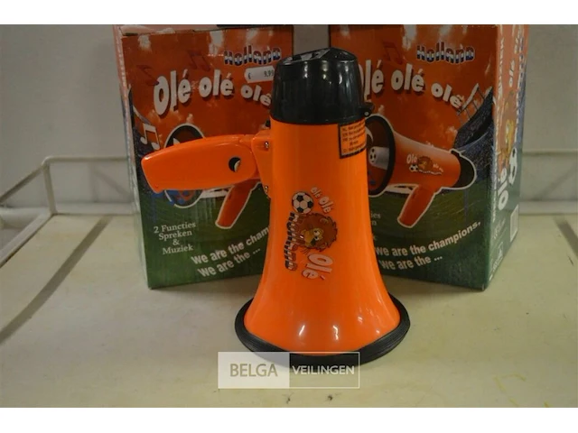 3x ole ole support holland megafoon - afbeelding 2 van  2