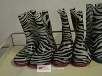 3x paar regenlaarsjes zebra mt 27 en 28 - afbeelding 2 van  3