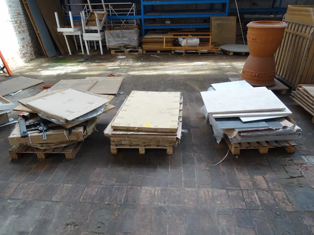 3x pallet diverse tafelbladen - afbeelding 1 van  6
