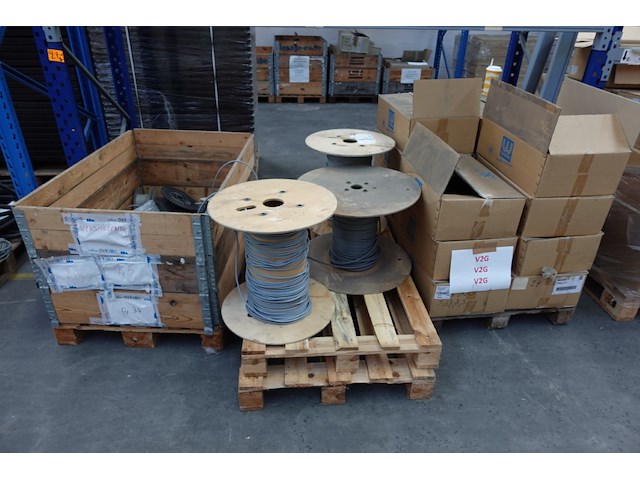 3x pallet elektrische kabels - afbeelding 1 van  9